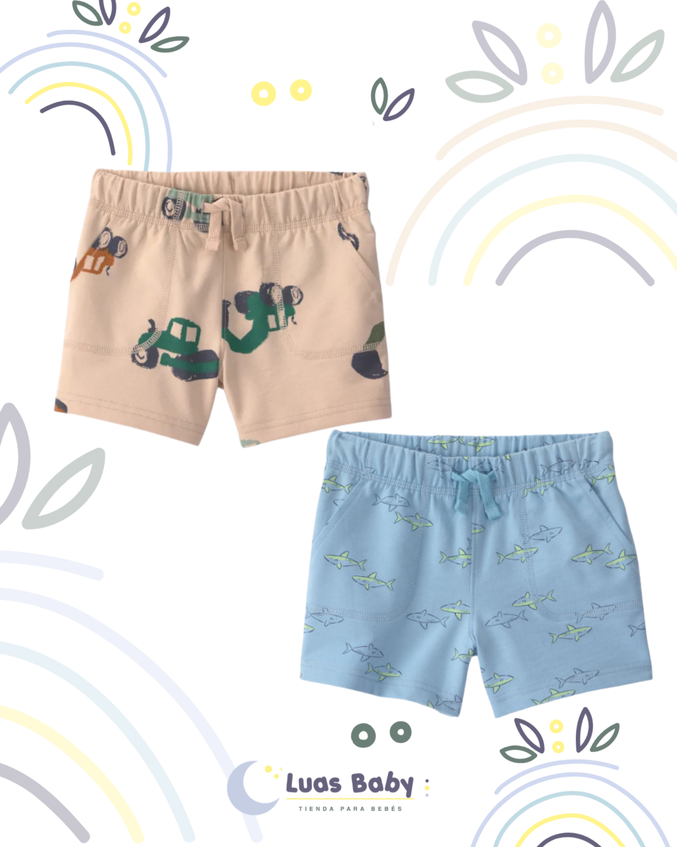 Shorts Estampados Niño