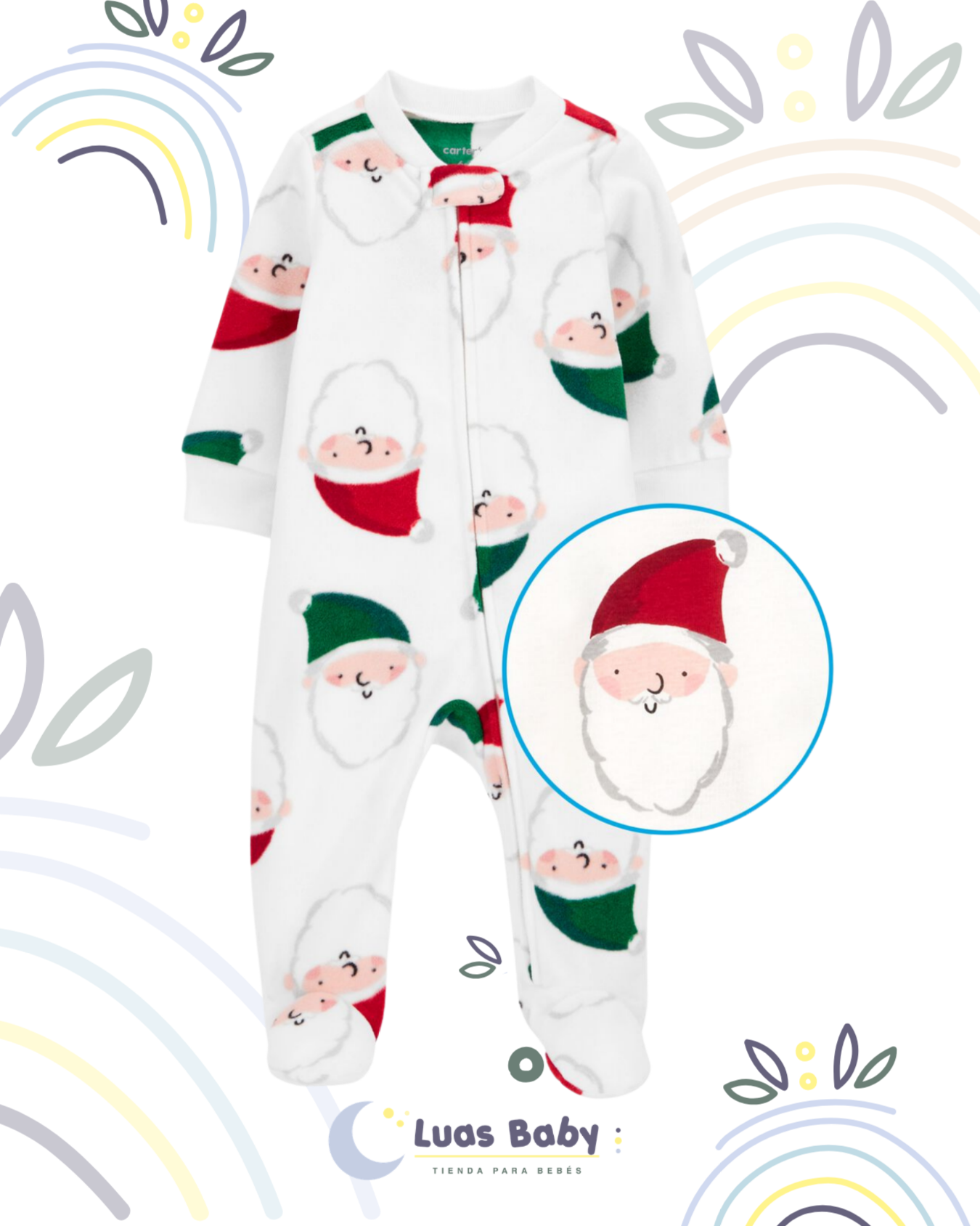 Enterizo Navideño Papá Noel Carter's