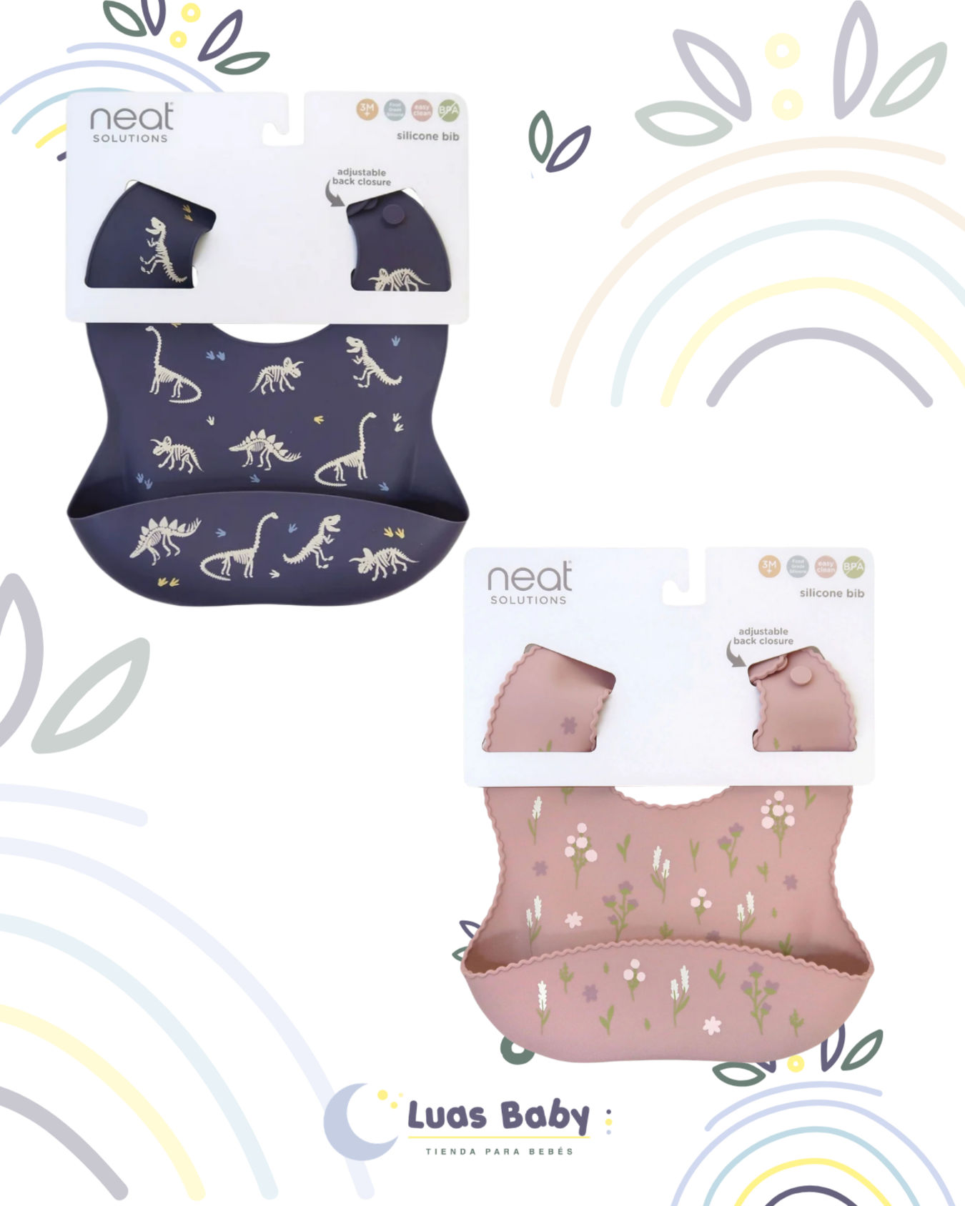 Baberos de Silicona Neat Solutions