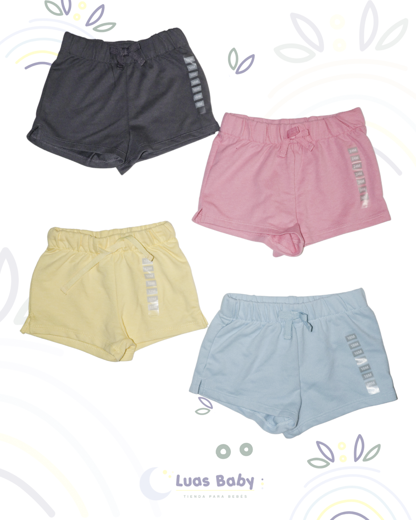 Shorts Deportivos Carter’s Niña Multicolor