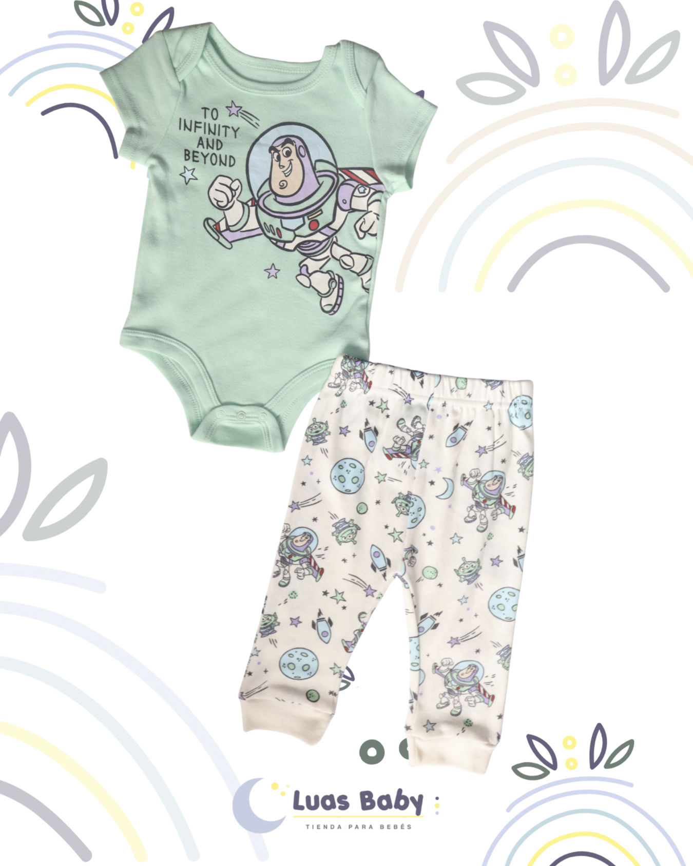 Conjunto Body + Pantalón Buzz Lightyear To Infinity and Beyond